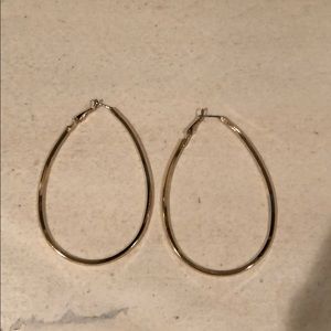Oval hoop gold